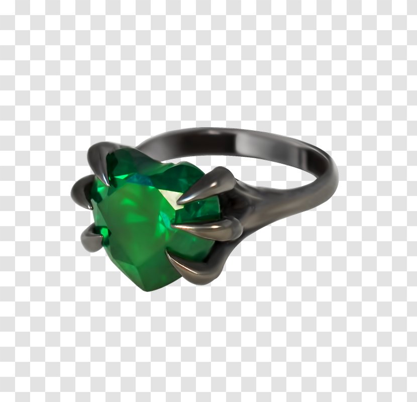 Emerald Body Jewellery Silver Transparent PNG