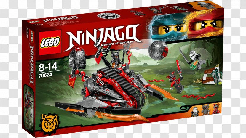 LEGO 70624 NINJAGO Vermillion Invader 70623 Destiny's Shadow Toy 70621 The Attack Transparent PNG