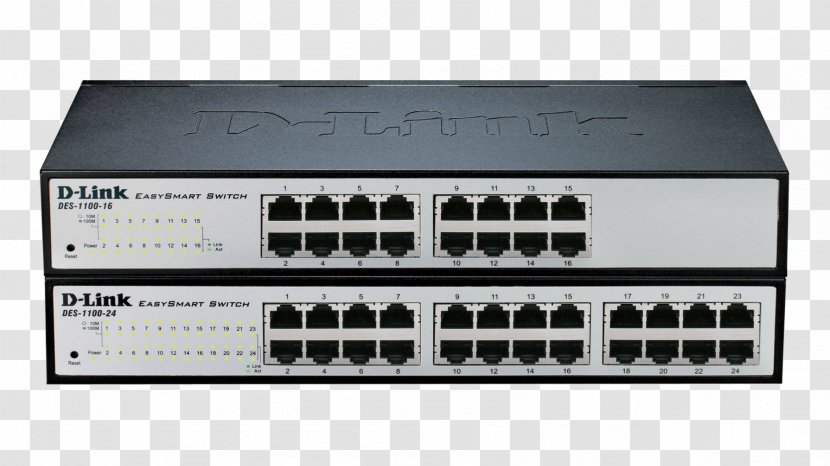 Network Switch D-Link DGS-1100-05PD Smart Gigabit Ethernet DGS-1024D - Fast Transparent PNG