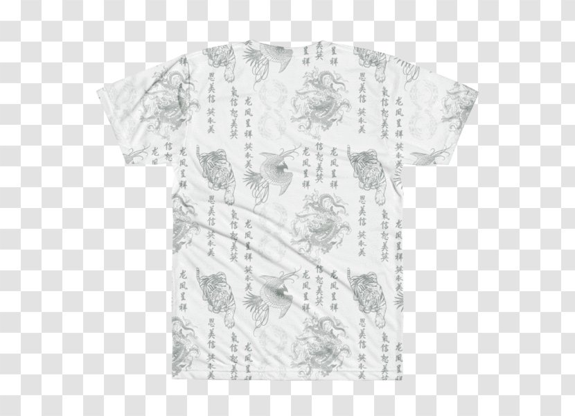 T-shirt Shoulder White Sleeve Lace Transparent PNG