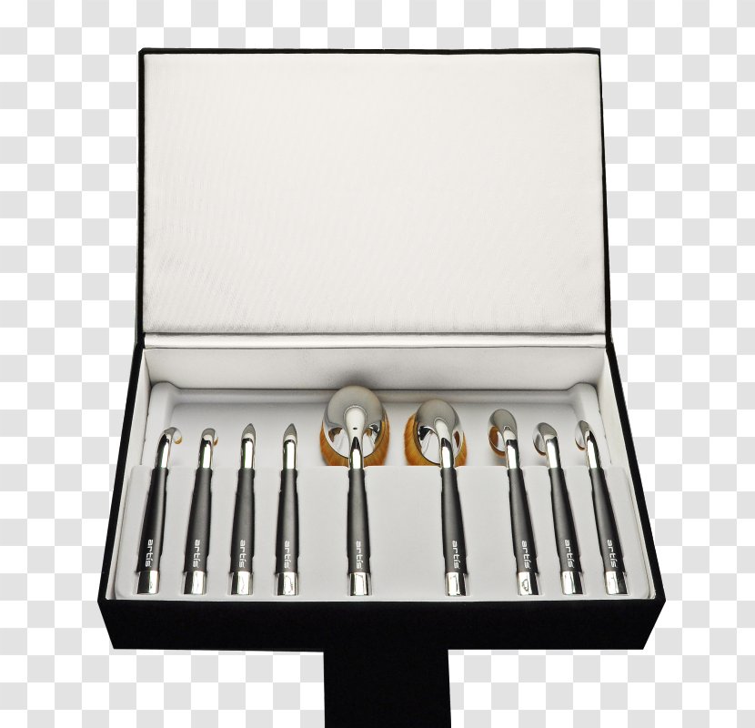 Artis Fluenta 9 Brush Set Brocha Make-Up Brushes - Cutlery - Wood Candy Corn Nail Art Transparent PNG