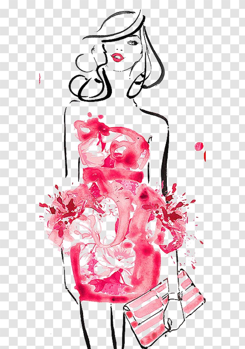 Chanel Fashion Illustration Drawing - Cartoon - Make-up Girls Transparent PNG