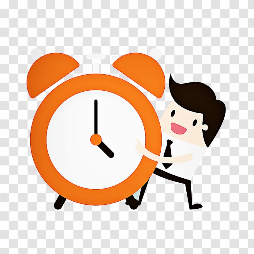 Orange - Furniture Wall Clock Transparent PNG