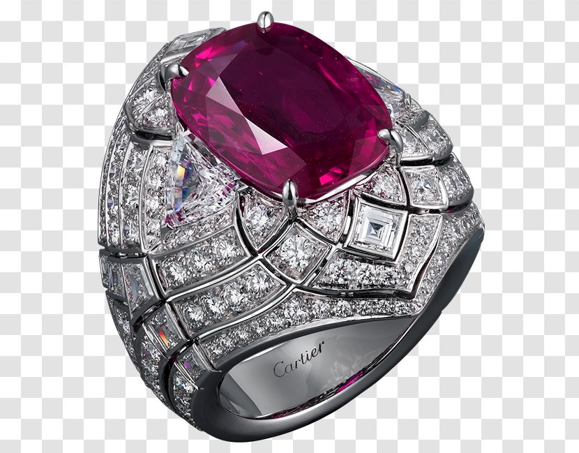 Ruby Ring Jewellery Sapphire Diamond Transparent PNG