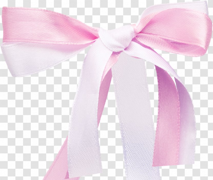 Pink Ribbon - Pretty Bow Transparent PNG