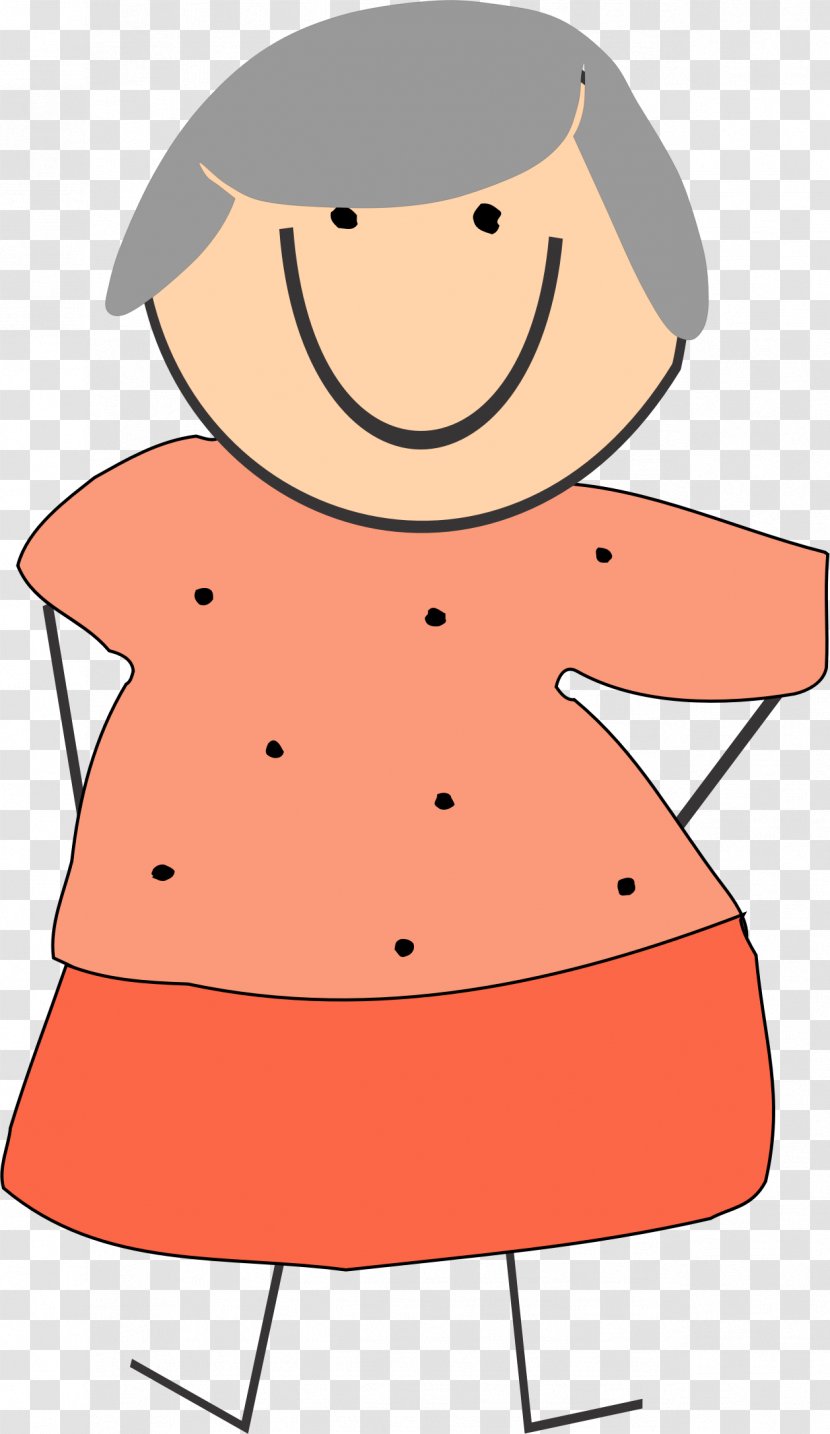 Cartoon Clip Art - Happiness - Grandma Transparent PNG