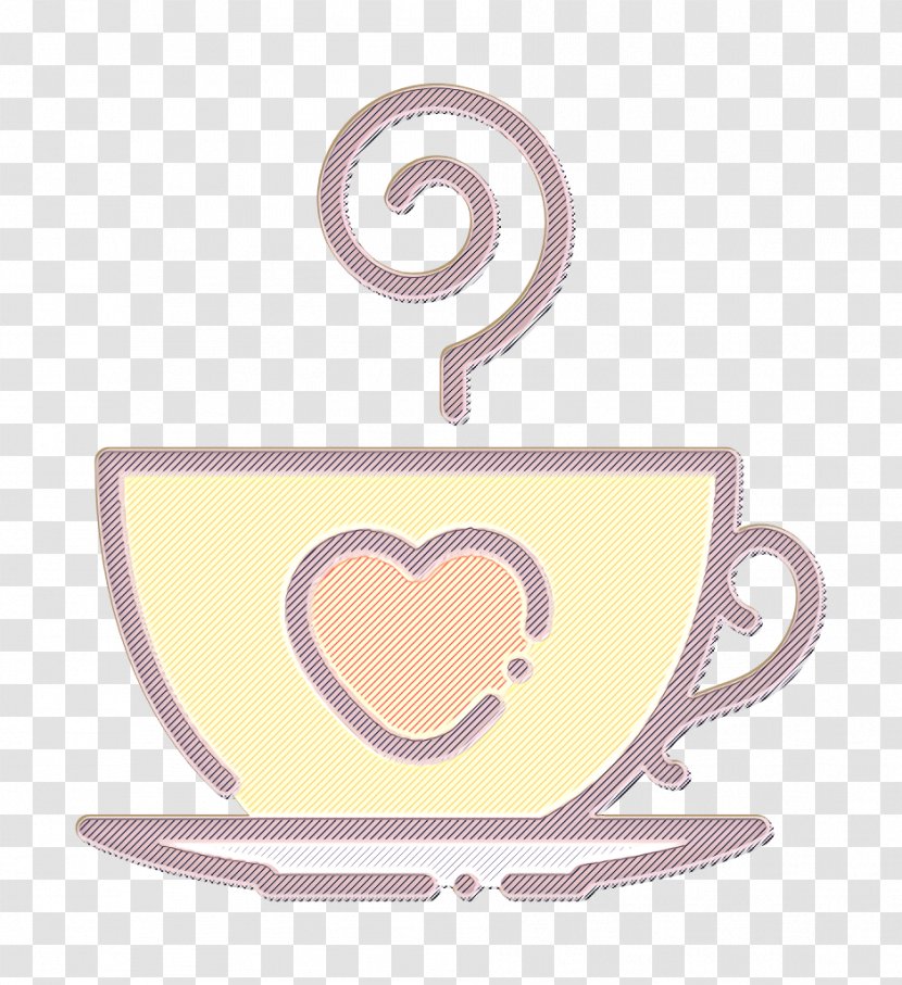Heart Icon Love Marriage - Saucer Tableware Transparent PNG