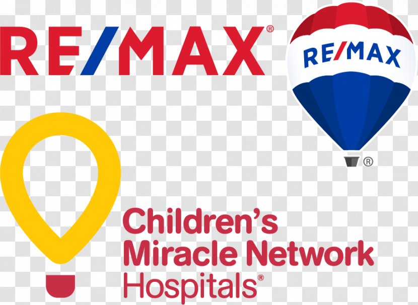 Children's Miracle Network Hospitals RE/MAX, LLC Hot Air Balloon Logo - Text - Remax Transparent PNG