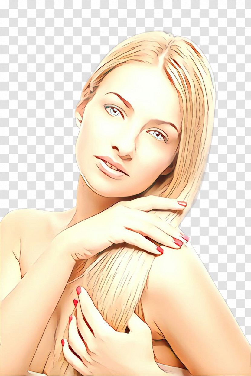 Hair Face Skin Beauty Chin Transparent PNG