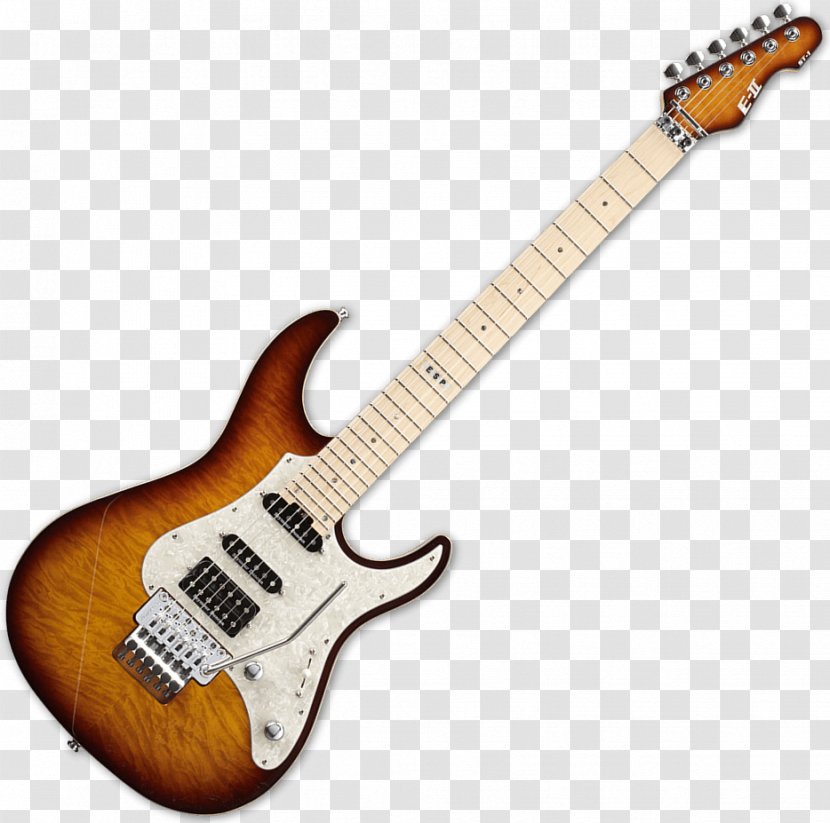 Ibanez RG ESP LTD EC-1000 Fender Stratocaster Electric Guitar - Gio - Sunburst Transparent PNG