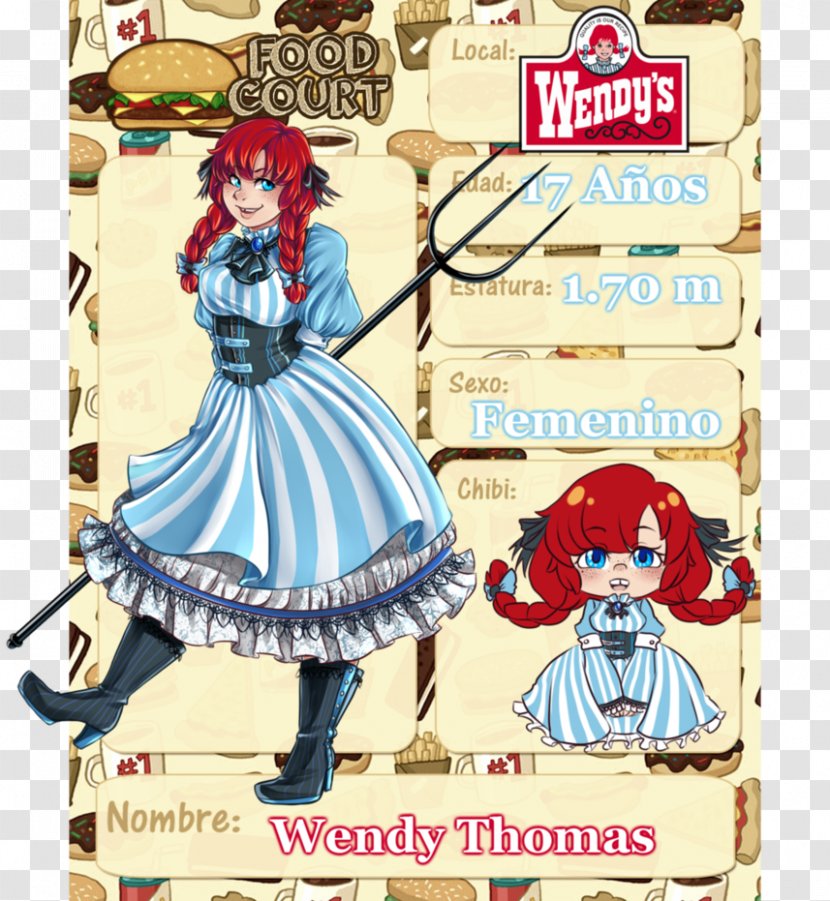 Costume Design Cartoon Illustration Wendy's Company - Fiction - Old-fashioned Transparent PNG