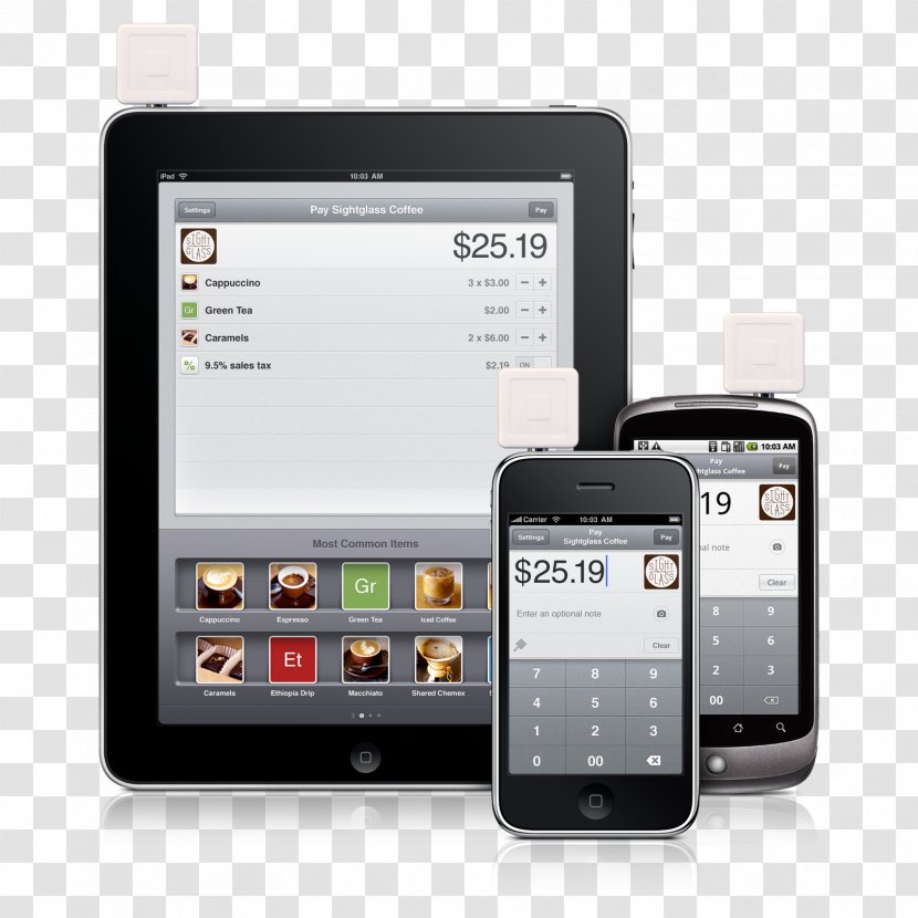 Smartphone Feature Phone Square, Inc. Investor IPhone - Card Reader - Square Up Transparent PNG