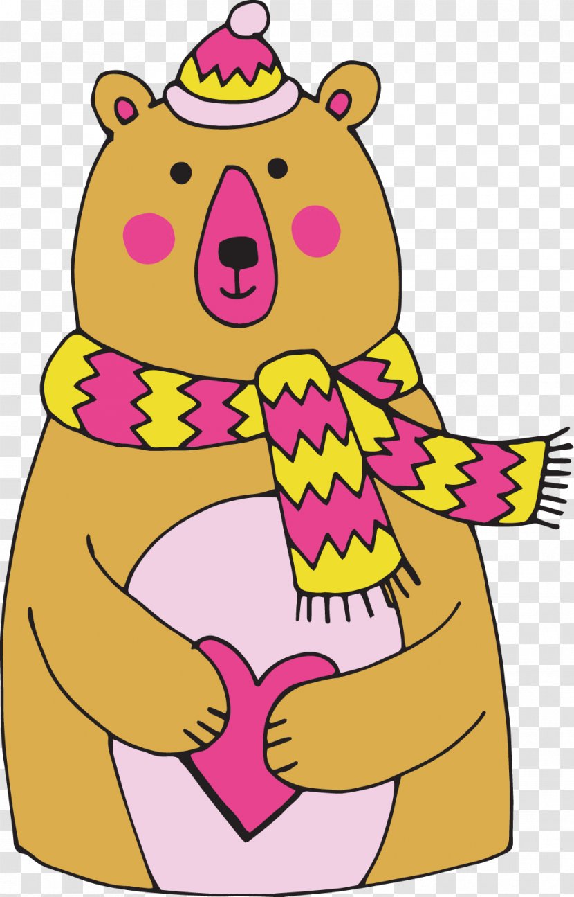 Bear Cartoon Drawing - Frame Transparent PNG