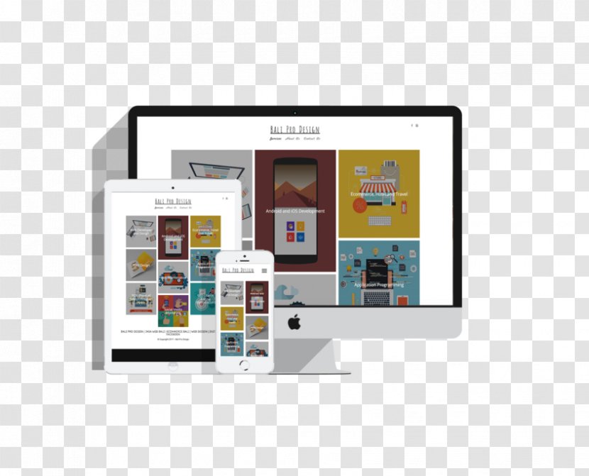 Responsive Web Design Bali Pro Mockup - Indonesia Transparent PNG