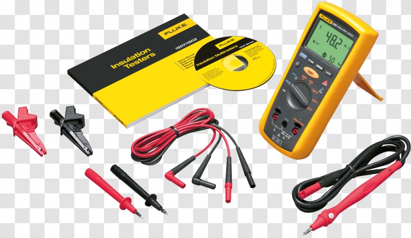 Fluke Corporation Megohmmeter Multimeter Electronic Test Equipment Hipot - High Voltage Transparent PNG