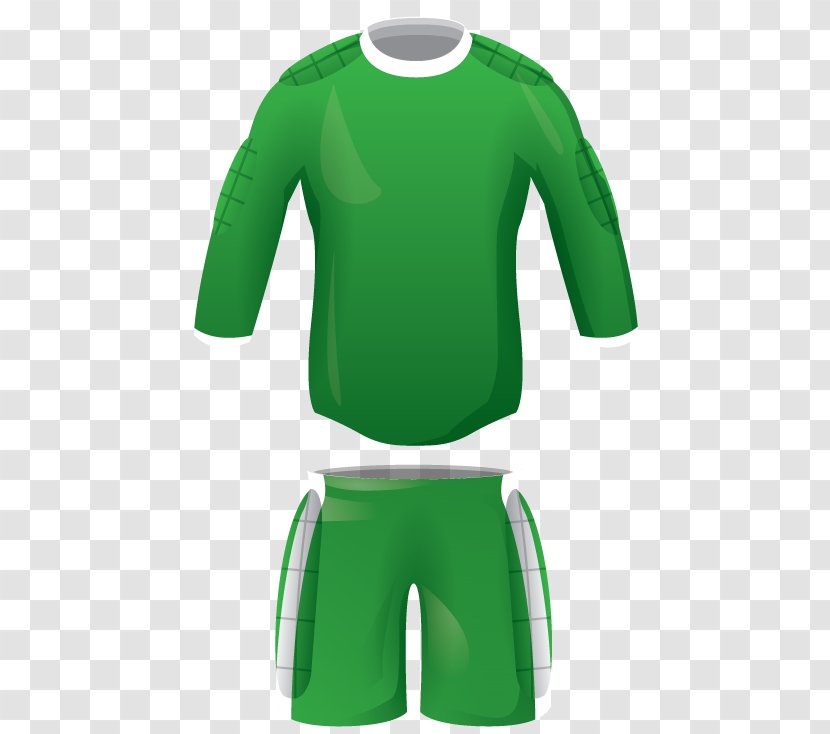 Product Design Shoulder Green Sleeve - Jersey - Soccer Goalkeeper Transparent PNG