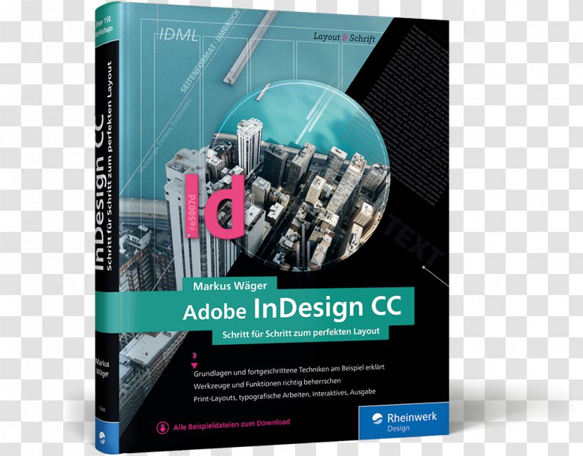 InDesign CC: Der Praktische Einstieg Adobe Multimedia Graphics Book Transparent PNG