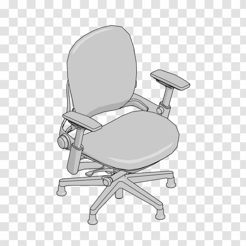 Office & Desk Chairs Armrest Comfort Line - Chair Transparent PNG