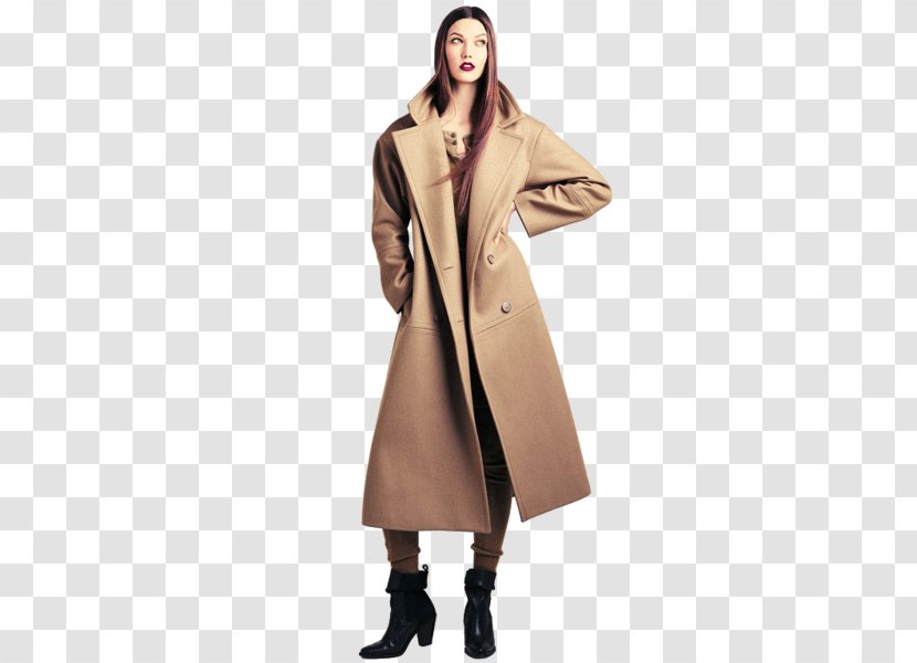 H&M Fashion Clothing Autumn Winter - Polo Coat - Women For Transparent PNG