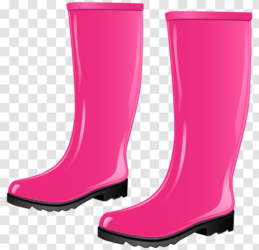 Boot Fuchsia Clip Art - Shoe - Attractive Purple Boots Transparent PNG