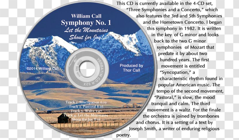 Symphony No. 1 Orchestra Compact Disc Overture - Dvd Transparent PNG