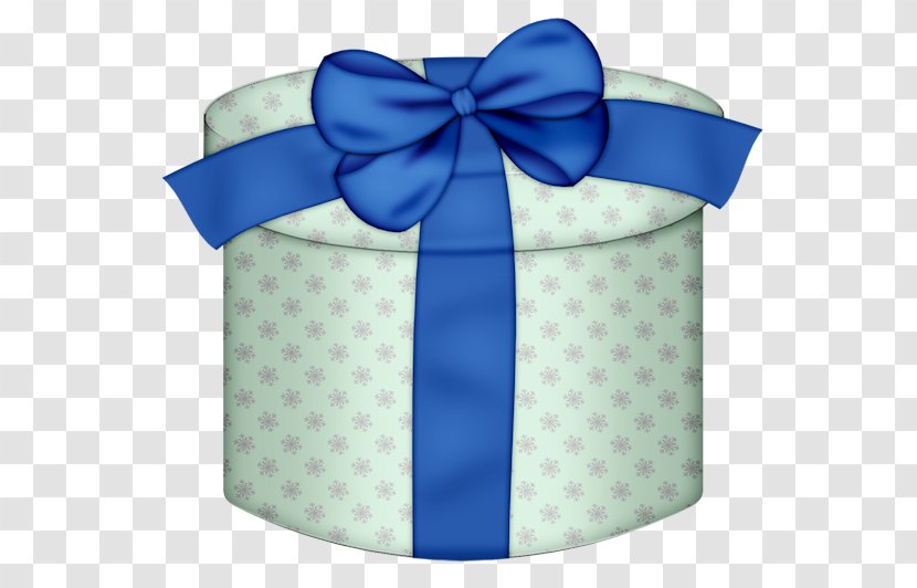 Gift Decorative Box Clip Art - Blue Transparent PNG