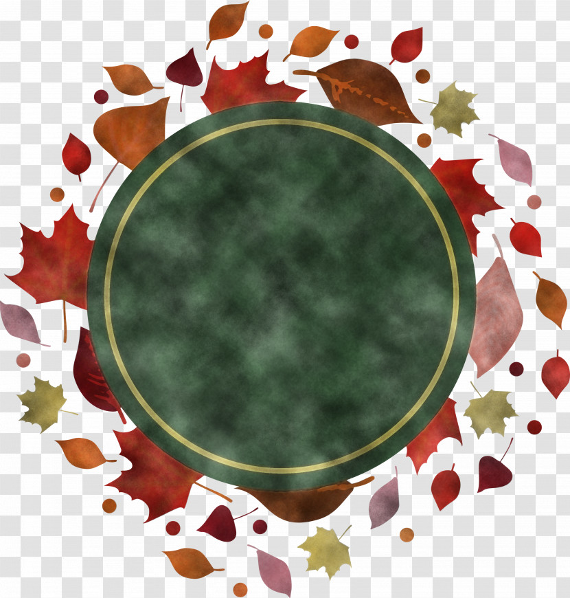 Autumn Frame Autumn Leaves Frame Leaves Frame Transparent PNG