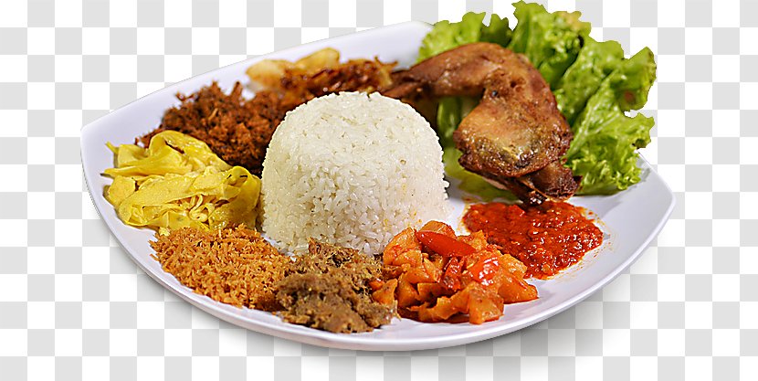 Rendang Nasi Ulam Cooked Rice Tumpeng Duta Catering Blitar Transparent PNG