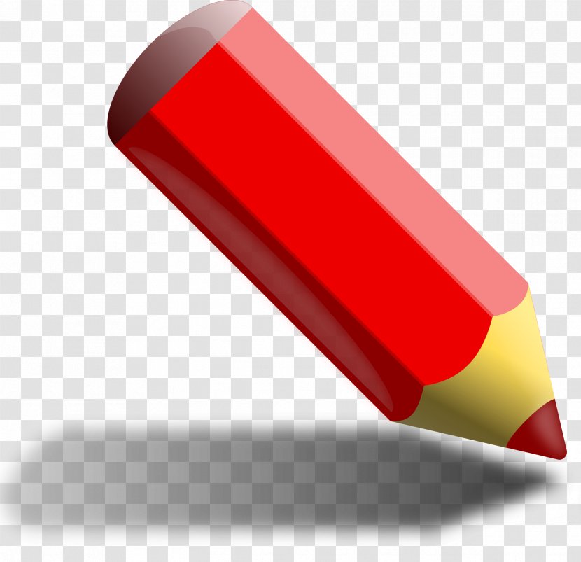 Pencil Red Crayon Clip Art - Pen Transparent PNG