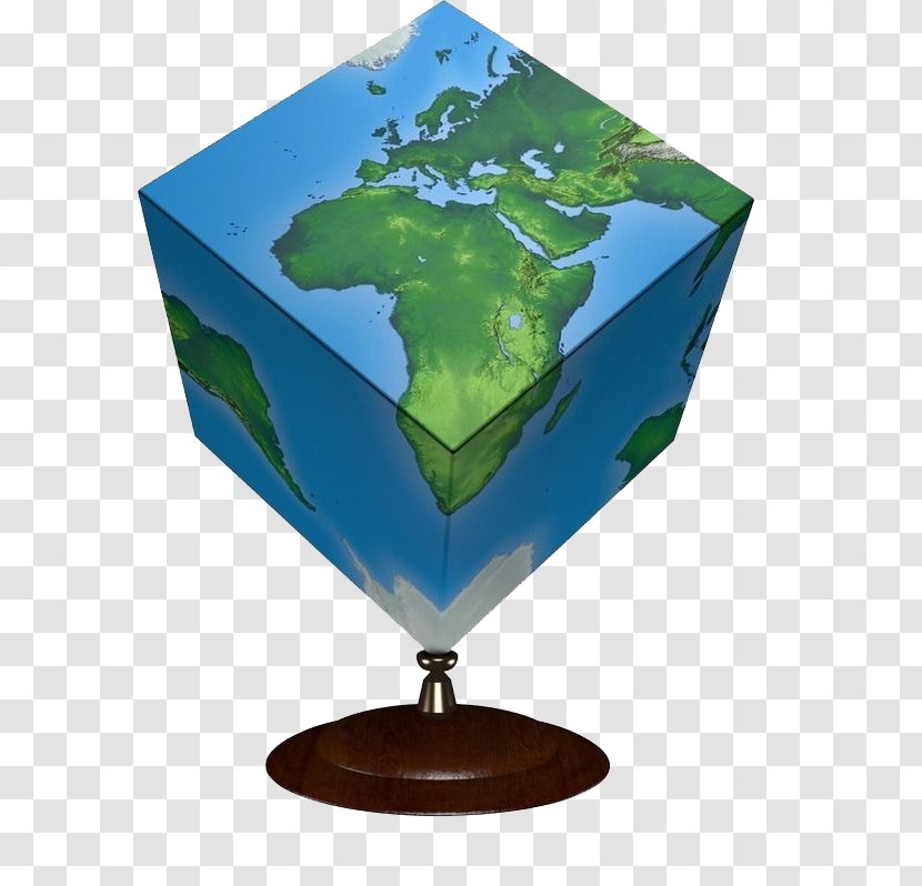 Cube House Best Practices In International Business Globe World - Futuristic - Square Transparent PNG