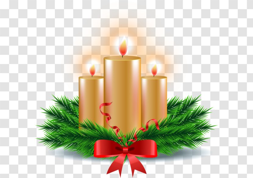 Christmas Ornament Candle - Conifer Transparent PNG