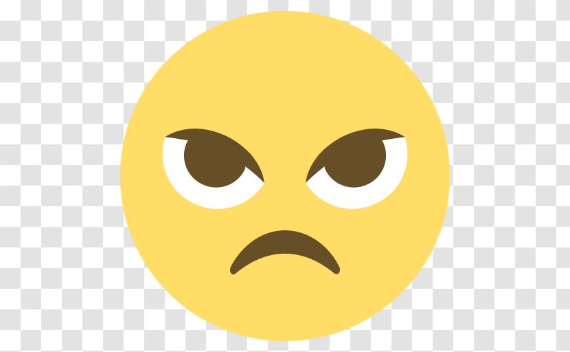 Emojipedia Angry Face Emoticon - Emoji Transparent PNG