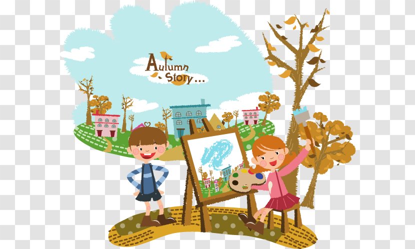 Easel - Scalable Vector Graphics - Autumn's Tale Transparent PNG