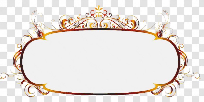 Golden Background Frame - Headpiece - Ornament Tiara Transparent PNG