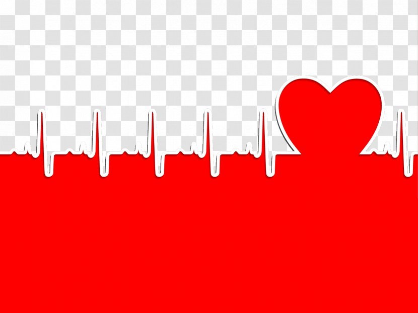 Red Heart Beat - Cartoon Transparent PNG