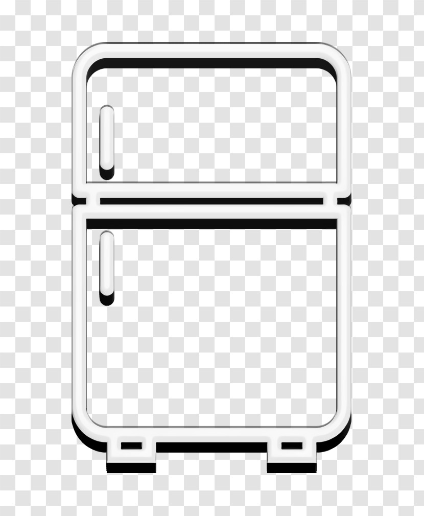 Kitchen Icon Furniture And Household Icon Fridge Icon Transparent PNG