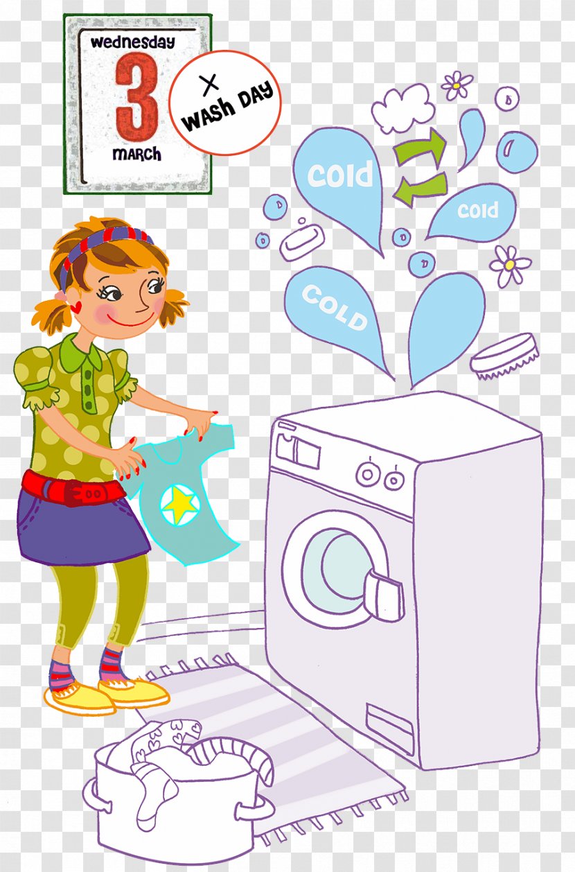 Laundry Washing Machine Stock Photography Clothing Clip Art - Silhouette - Housekeeping Transparent PNG