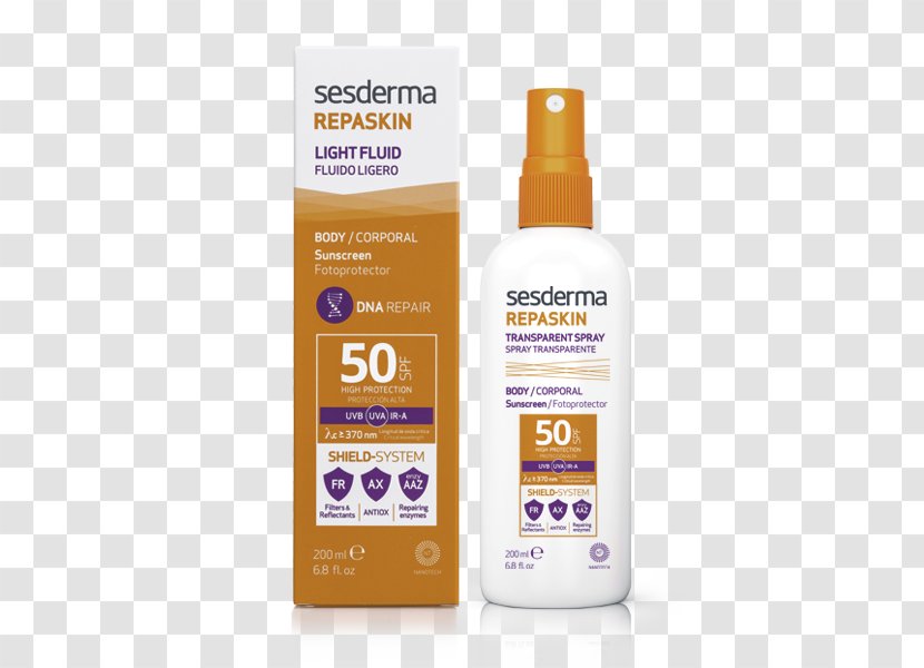 Sunscreen Cream Lotion Lip Balm Factor De Protección Solar - Sesderma Cvit Liposomal Serum - Gel Transparent PNG