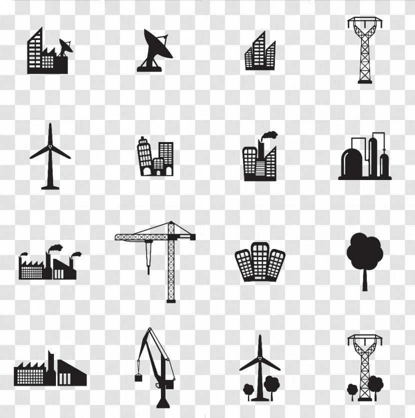 Architecture Building Icon - Hardware Accessory - Silhouette Transparent PNG