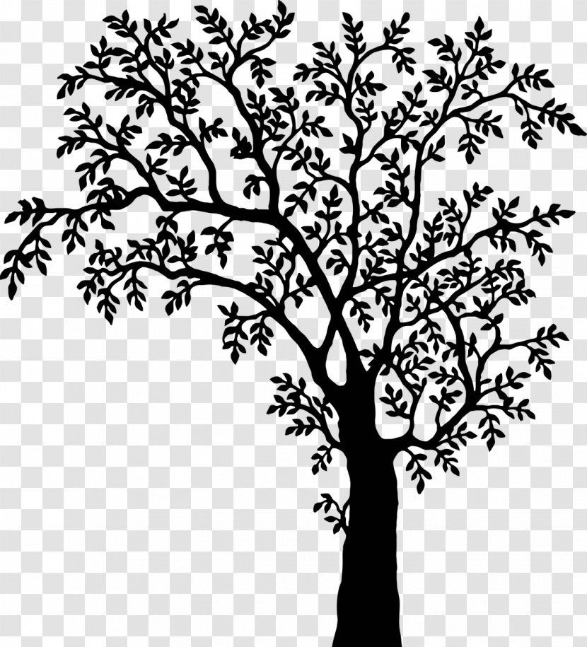 Swing Draw Trees Child Clip Art - Silhouette - Love Tree Transparent PNG