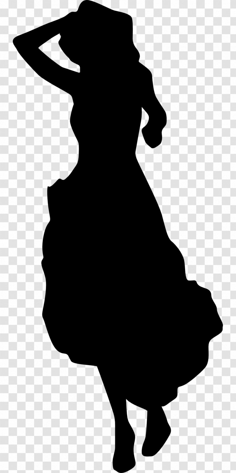 Dress Silhouette Woman Clip Art - Wedding - Fashion Transparent PNG
