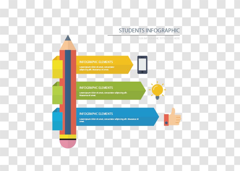 Student Infographic Education Icon - Vector Pen Transparent PNG