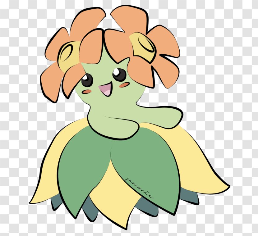 Bellossom Pokémon Gloom Vileplume Drawing - Yellow - Poop Transparent PNG