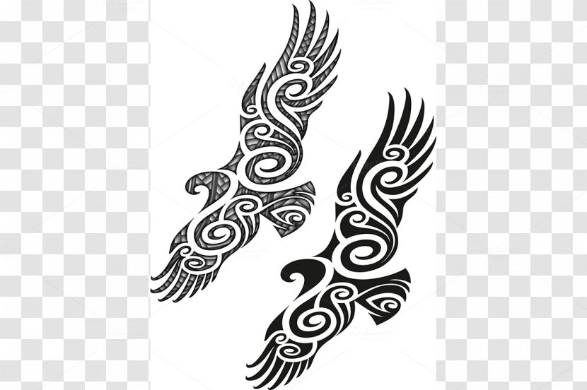 Māori People Tattoo Silhouette Mural - Koru - Maori Transparent PNG