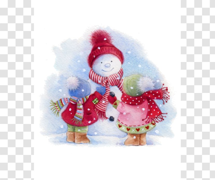 Snowman Christmas Ornament Drawing - Doll Transparent PNG