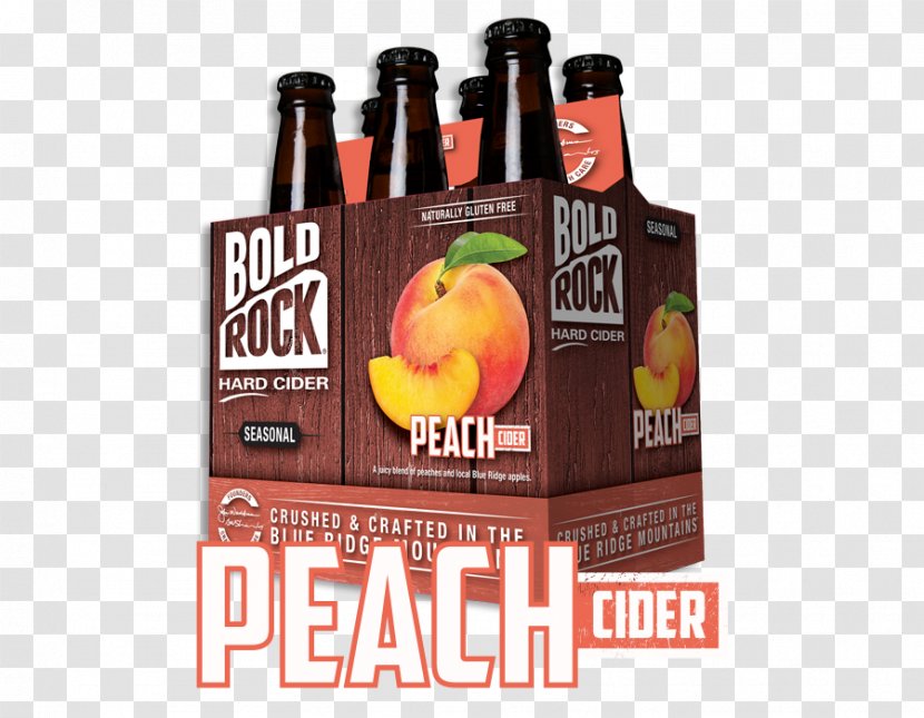 Liqueur Bold Rock Hard Cider Distilled Beverage Beer - Local Food - Peach Drink Transparent PNG