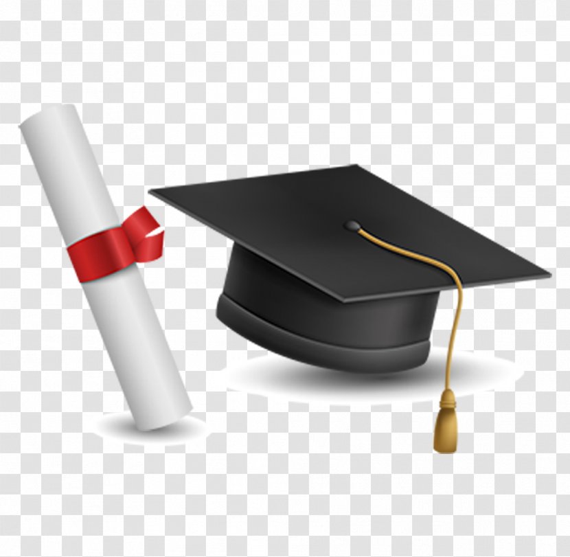 Graduation Ceremony Student Square Academic Cap Learning - School - Dr. White And Black Certificate Transparent PNG