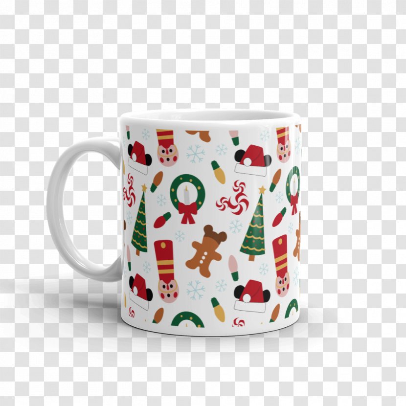 Coffee Cup Ceramic Saucer Mug Christmas Ornament - Tableware Transparent PNG
