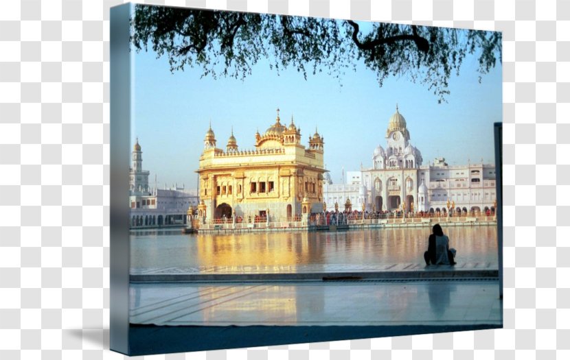 Golden Temple Canvas Print Painting Work Of Art Tourist Attraction Transparent PNG