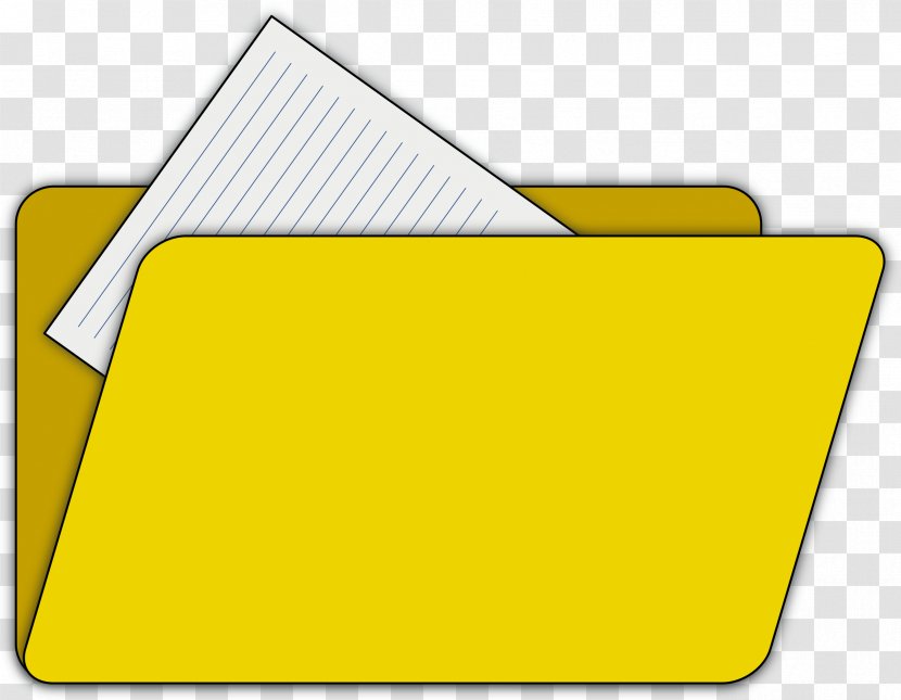 File Folders Directory Clip Art - Manila Folder Transparent PNG